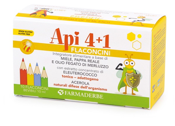 APIQUATTRO + 1 10 FLACONCINI DA 10 ML - Antica Farmacia Ferrari