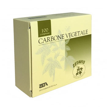 ZETAVIS CARBONE VEGETALE 40 COMPRESSE - Antica Farmacia Ferrari