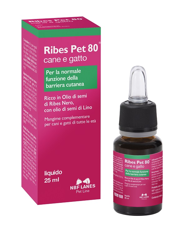 RIBES PET 80 GOCCE OLIO 25 ML CON CONTAGOCCE - Antica Farmacia Ferrari