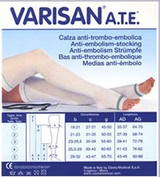 VARISAN ATE 18MMHG CALZA AUTOREGGENTE AG PA BIANCO 1 - Antica Farmacia Ferrari