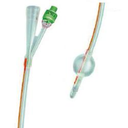 CATETERE FOLEY IN SILICONE TRASPARENTE A 2 VIE CON PALLONCINO 5-10ML DIAMETRO CH22 7,33MM LUNGHEZZA 40CM - Antica Farmacia Ferrari