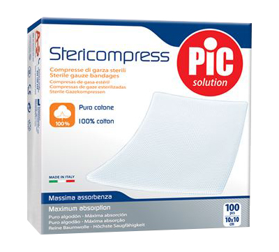 GARZA LAPAROTOMICA CON FILO DI BARIO NON STERILE 12 STRATI 10X10CM - Antica Farmacia Ferrari