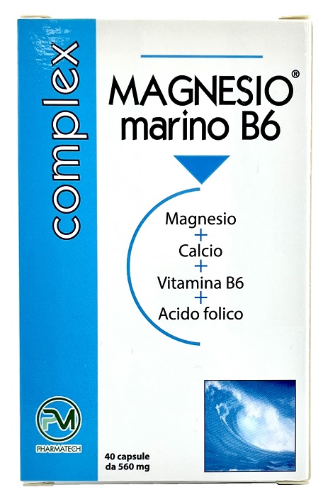 MAGNESIO MARINO B6 40 CAPSULE - Antica Farmacia Ferrari