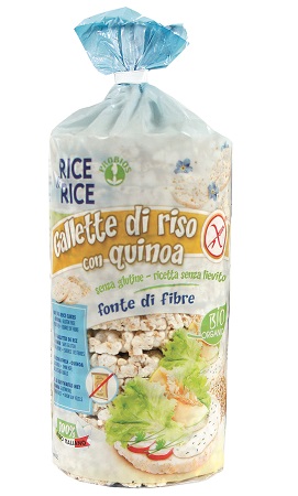 RICE&RICE GALLETTE DI RISO CON QUINOA 100 G SENZA LIEVITO - Antica Farmacia Ferrari