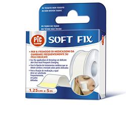 CEROTTO IN ROCCHETTO PIC SOFT FIX TESSUTO NON TESSUTO 1,25X500 CM CON FUSTELLA - Antica Farmacia Ferrari