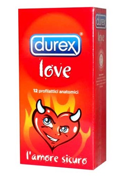 PROFILATTICO DUREX LOVE 12 PEZZI - Antica Farmacia Ferrari