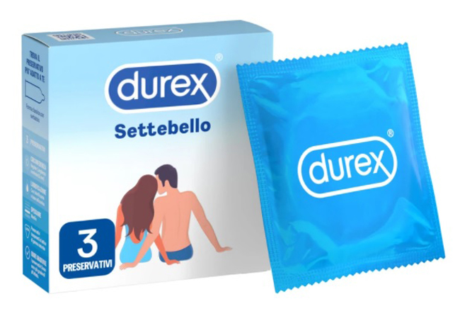 PROFILATTICO DUREX SETTEBELLO CLASSICO 3 PEZZI - Antica Farmacia Ferrari
