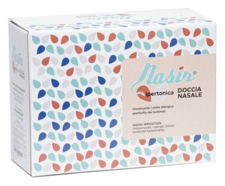 SOLUZIONE FISIOLOGICA IPERTONICA STERILE NASIR 8 SACCHE VERSIONE DA 250ML - Antica Farmacia Ferrari