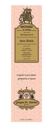 INCENSO AURA DULCIS 10 STICKS - Antica Farmacia Ferrari