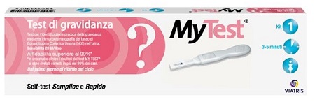 TEST DI GRAVIDANZA RAPIDO HCG MYTEST 1 PEZZO - Antica Farmacia Ferrari