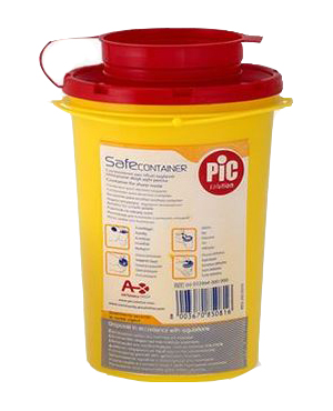 CONTENITORE DI SICUREZZA PER TALGIENTI PIC CAPACITA' 0,6 LITRI ARTICOLO 00022994000000 1 PEZZO - Antica Farmacia Ferrari