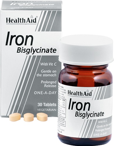 FERRO BISGLICINATO IRON BYSGLICINATE 30 COMPRESSE - Antica Farmacia Ferrari
