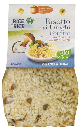 RICE&RICE RISOTTO AI FUNGHI PORCINI CON MISO 250 G - Antica Farmacia Ferrari