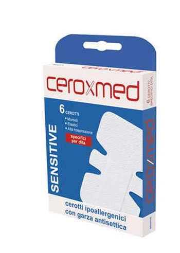 CEROTTO CEROXMED SENSITIVE FLEX SPECIFICO DITA 6 PEZZI - Antica Farmacia Ferrari