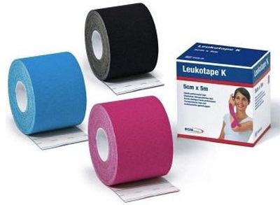 BENDA ADESIVA LEUKOTAPE K PER TAPING FISIOTERAPICO LARGHEZZA 5 CM LUNGHEZZA 5 M COLORE ROSA IN ROTOLO - Antica Farmacia Ferrari