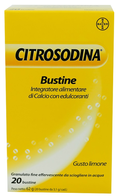 CITROSODINA 20 BUSTINE EFFERVESCENTE - Antica Farmacia Ferrari