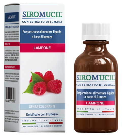 SIROMUCIL PREPARATO ALIMENTARE CON ESTRATTO DI LUMACA AL LAMPONE 150 ML - Antica Farmacia Ferrari