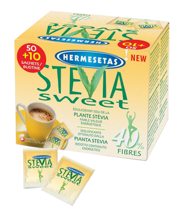 HERMESETAS STEVIA 50+10 BUSTINE - Antica Farmacia Ferrari