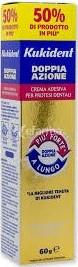 KUKIDENT PLUS DOPPIA AZIONE CREMA ADESIVA PER PROTESI DENTARIE 60 G - Antica Farmacia Ferrari