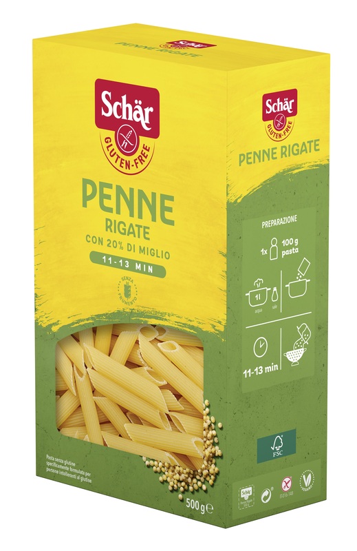 SCHAR PENNE RIGATE 500 G - Antica Farmacia Ferrari