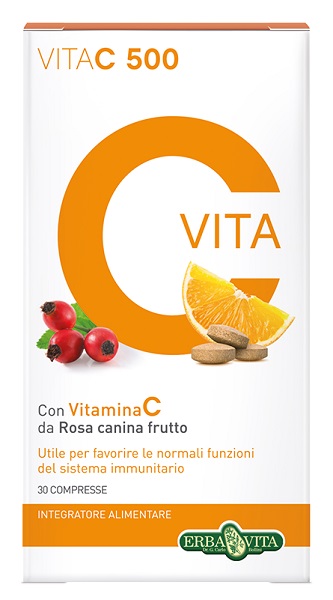 VITA C 500 30 COMPRESSE - Antica Farmacia Ferrari