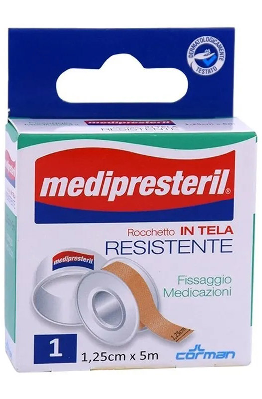 CEROTTO IN ROCCHETTO IN TELA MEDIPRESTERIL 5X125CM - Antica Farmacia Ferrari