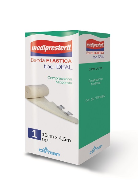 BENDA ELASTICA MEDIPRESTERIL IDEAL CM10X45MT - Antica Farmacia Ferrari