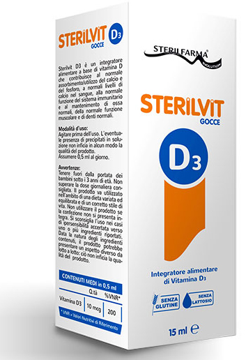 STERILVIT D3 GOCCE 15 ML - Antica Farmacia Ferrari