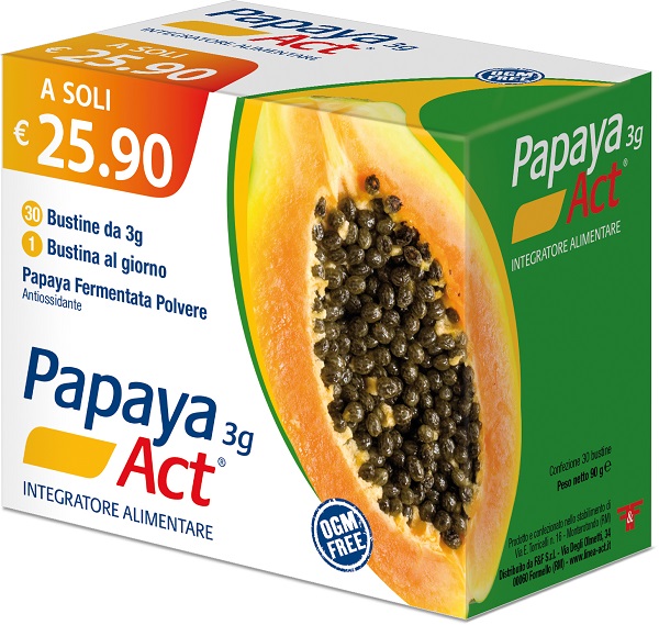 PAPAYA ACT 30 BUSTINE DA 3 G - Antica Farmacia Ferrari