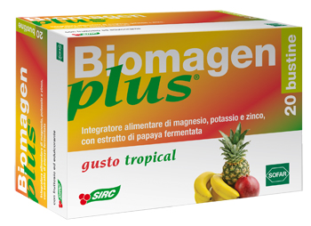 BIOMAGEN PLUS TROPICAL 20 BUSTE ASTUCCIO 100 G - Antica Farmacia Ferrari