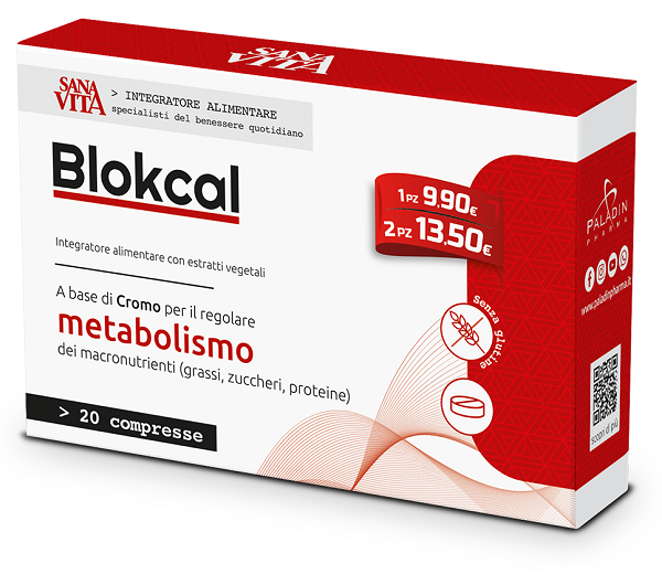SANAVITA BLOKCAL 20 COMPRESSE - Antica Farmacia Ferrari