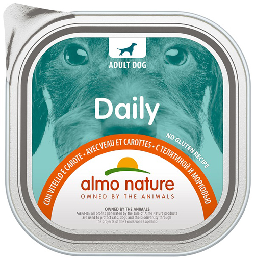 DAILY MENU DOGS CON VITELLO E CAROTE 300 G - Antica Farmacia Ferrari