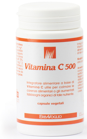 VITAMINA C500 100 CAPSULE PILLOLIERA 67 G - Antica Farmacia Ferrari