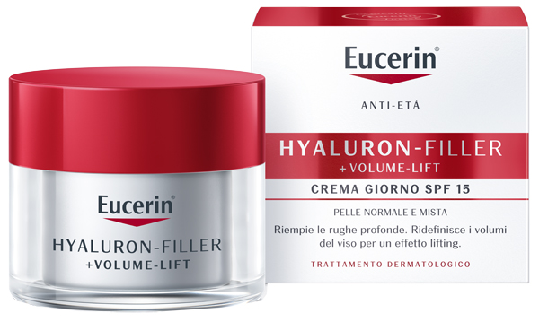 EUCERIN HYALURON FILLER VOLUME GIORNO PELLE NORMALE MISTA 50 ML - Antica Farmacia Ferrari