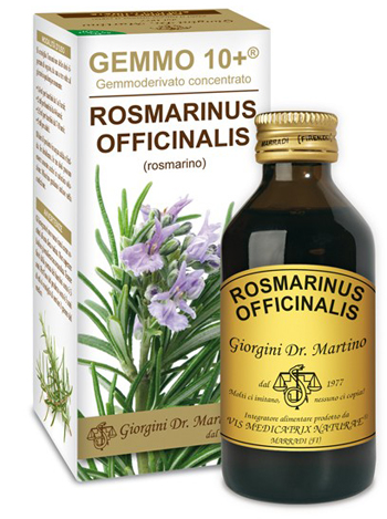 GEMMO 10+ ROSMARINO LIQUIDO ANALCOLICO 100 ML - Antica Farmacia Ferrari