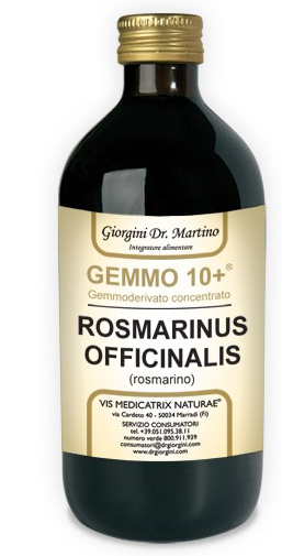 GEMMO 10+ ROSMARINO LIQUIDO ANALCOLICO 500 ML - Antica Farmacia Ferrari