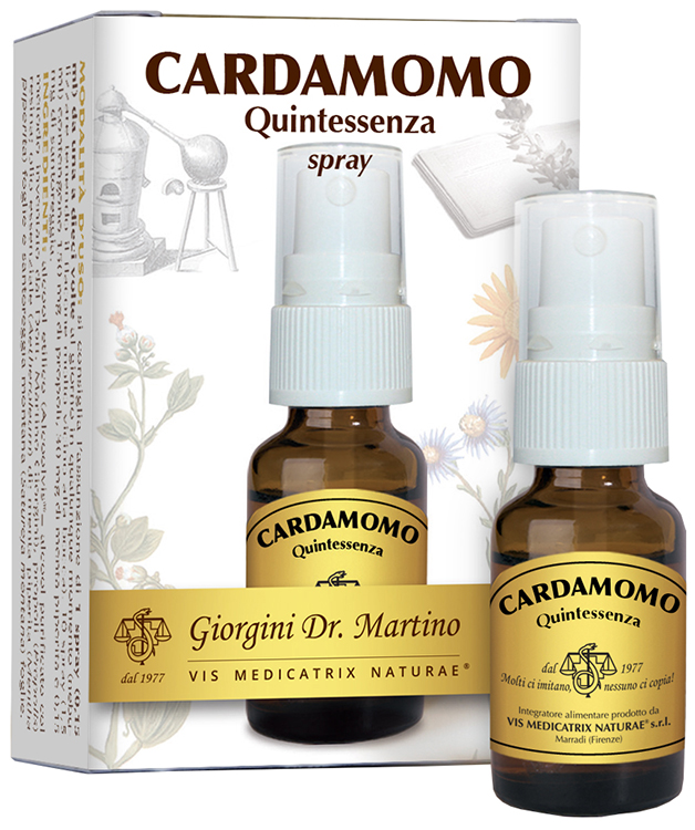 CARDAMOMO QUINTESSENZA SPRAY 15 ML - Antica Farmacia Ferrari