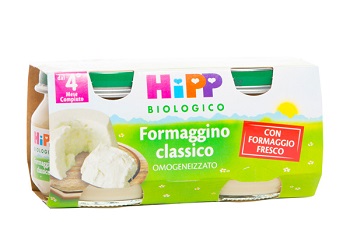 HIPP BIO OMOGENEIZZATO FORMAGGINO CLASSICO 2X80 G - Antica Farmacia Ferrari
