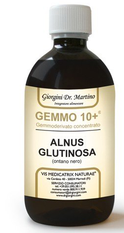 GEMMO 10+ ONTANO NERO 500 ML LIQUIDO ANALCOLICO - Antica Farmacia Ferrari