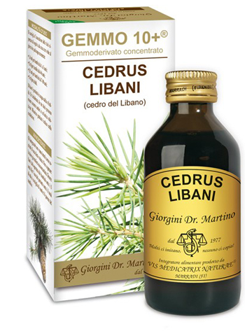 GEMMO 10+ CEDRO DEL LIBANO 100 ML LIQUIDO ANALCOLICO - Antica Farmacia Ferrari