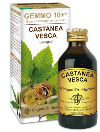 CASTAGNO LIQUIDO ANALCOLICO GEMMO 10+ 100 ML - Antica Farmacia Ferrari