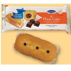 BONONIA PLUMCAKE CREMA CIOCCOLATO SENZA GLUTINE 6 X 45 G - Antica Farmacia Ferrari