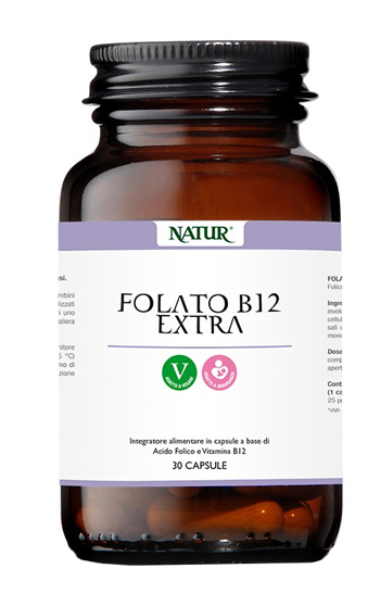 FOLATO B12 EXTRA 30 CAPSULE - Antica Farmacia Ferrari