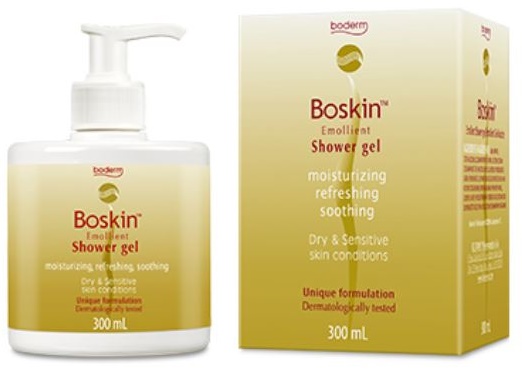 BOSKIN DOCCIA GEL EMOLLIENTE CUOIO CAPELLUTO E PELLE 300 ML - Antica Farmacia Ferrari