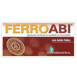FERROABI 20 CONFETTI OROSOLUBILI AL CIOCCOLATO BLISTER 30 G - Antica Farmacia Ferrari