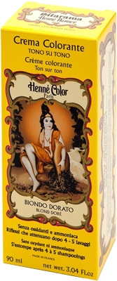 HENNE NUANCE BIONDO DORATO CREMA HENNE COLOR CREMA COLORANTE PRONTA ALL'USO - Antica Farmacia Ferrari