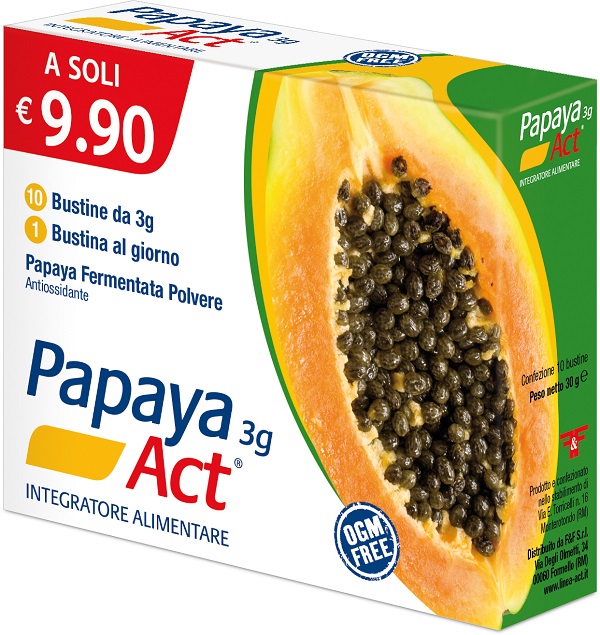 PAPAYA ACT 10 BUSTINE DA 3 G - Antica Farmacia Ferrari