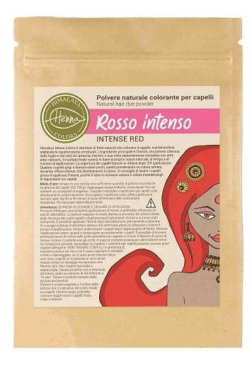 HIMALAYA HENNA COLORS ROSSO INTENSO 100 G - Antica Farmacia Ferrari