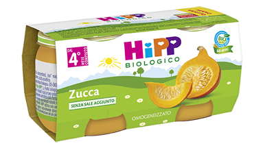 HIPP BIO HIPP BIO OMOGENEIZZATO ZUCCA 2X80 G - Antica Farmacia Ferrari