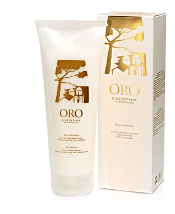 EXENTHIA MEDITERRANEA ORO DOCCIA RICCA SCHIUMA 260 ML - Antica Farmacia Ferrari